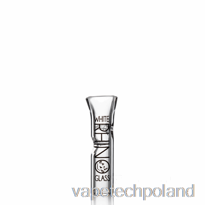 Vape Pen White Rhino Szklane Końcówki Z Płaską Szklaną Końcówką
